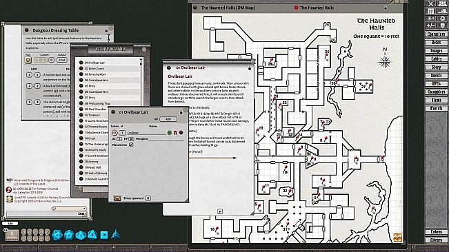 Fantasy Grounds - D&D Classics: FRQ1 Haunted Halls of Eveningstar (2E)
