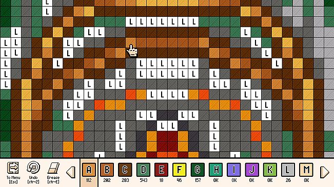 Pixel Cross Stitch Color by Number