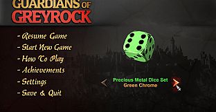 Guardians of Greyrock - Dice Pack: Precious Metal Set