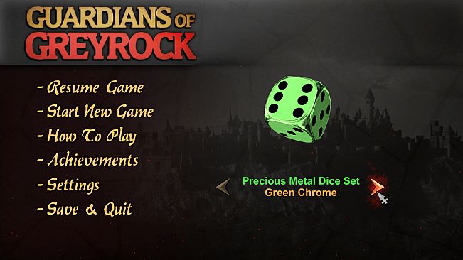 Guardians of Greyrock - Dice Pack: Precious Metal Set