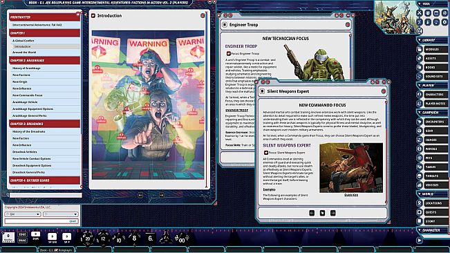 Fantasy Grounds - G.I. JOE Roleplaying Game Intercontinental Adventures: Factions in Action Vol. 2
