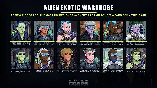 Space Trader Corps - Exotic Alien Captains Garb