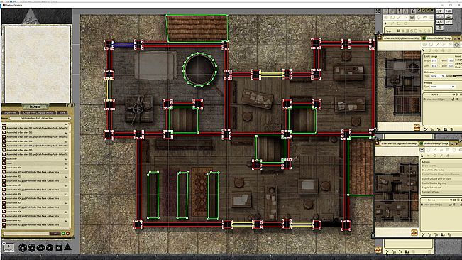 Fantasy Grounds - Pathfinder RPG - Map Pack - Urban Sites
