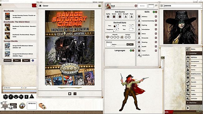 Fantasy Grounds - Savage Saturday Cinema: Thunder on the Mountain
