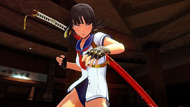 OneeChanbara ORIGIN - Exclusive Saki Costume: Saki's School Swimwear