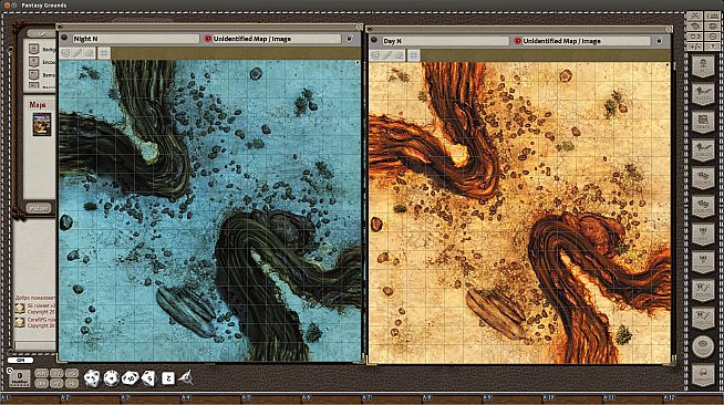 Fantasy Grounds - Black Scroll Games - Desert Canyons (Map Pack)