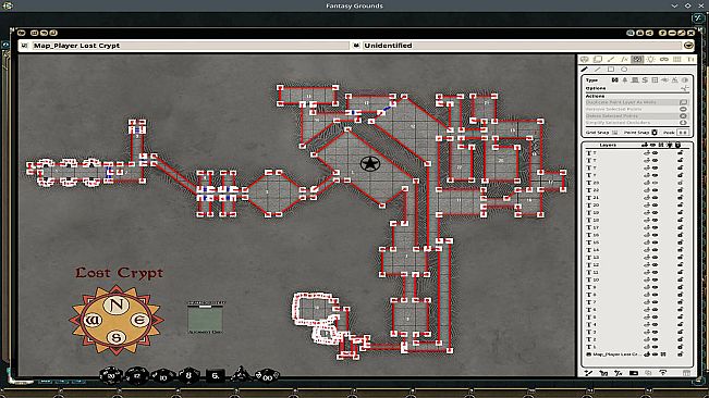 Fantasy Grounds - VTT Map Pack: The Lost Crypt