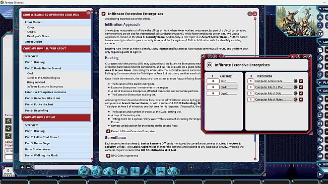 Fantasy Grounds - G.I. JOE Roleplaying Game Operation Cold Iron Adventure