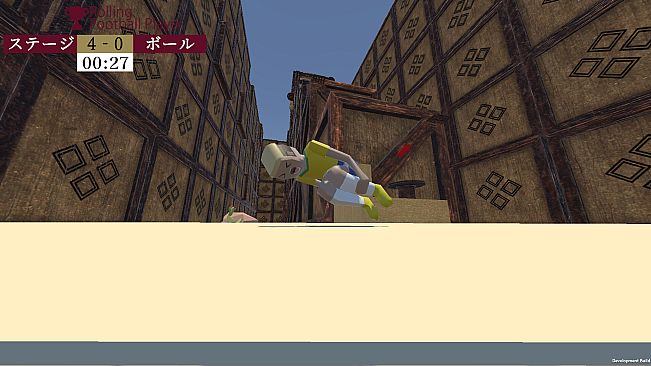 Rolling Football Player