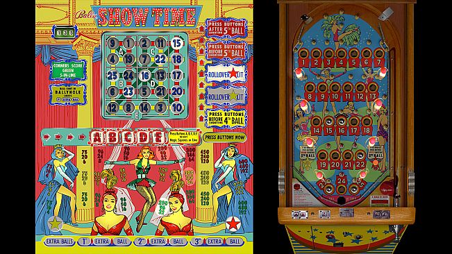 Bingo Pinball Gameroom - Bally Show Time