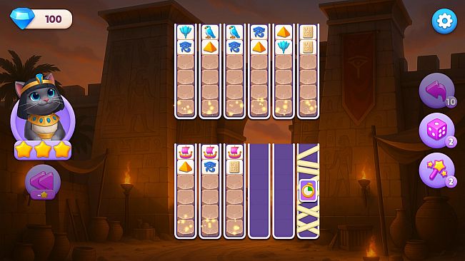 Sort Pawzzle: Paws of Pharaoh