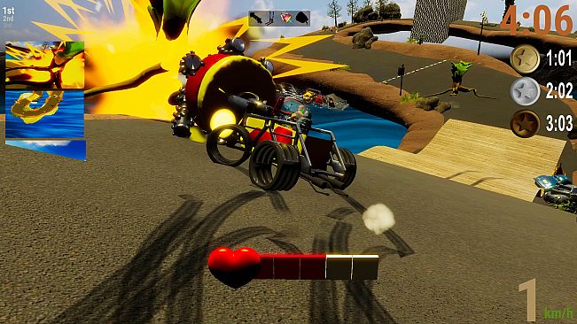 Race! Make 'm finish...