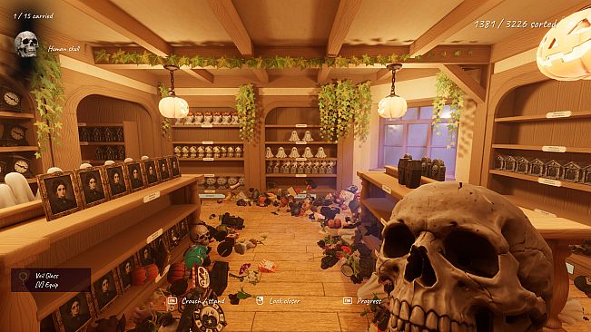 Tidy Up the Halloween Shop