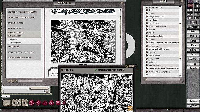 Fantasy Grounds - D&D Classics: The Secret of Spiderhaunt (2e)