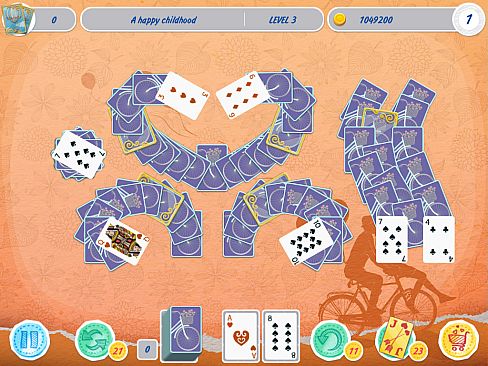 Solitaire Match 2 Cards. Valentine's Day