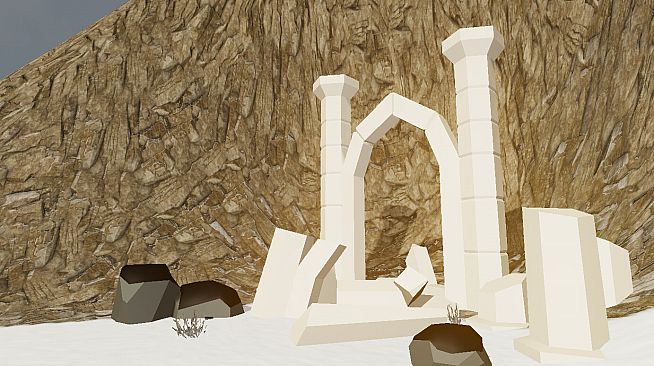 GameGuru MAX Low Poly Asset Pack - Arctic Ruins