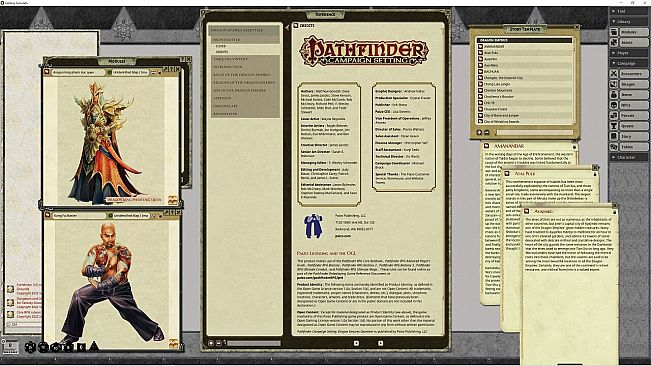 Fantasy Grounds - Pathfinder RPG - Campaign Setting: Dragon Empires Gazetteer