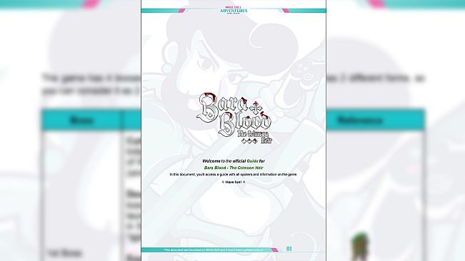 Bara Blood - Guide