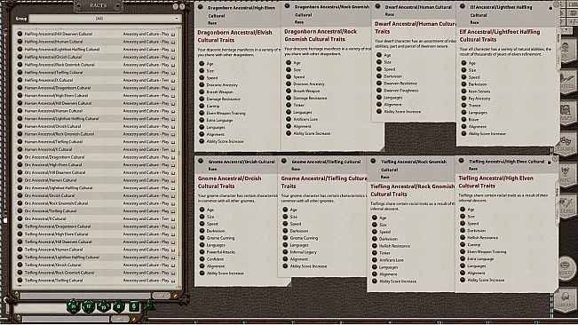 Fantasy Grounds - Ancestry & Culture: An Alternative to Race in 5e