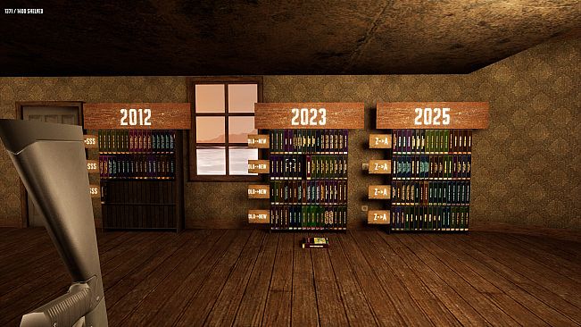Game Shelver 99: I must organize my Steam Library and defend it against pirates with a shotgun