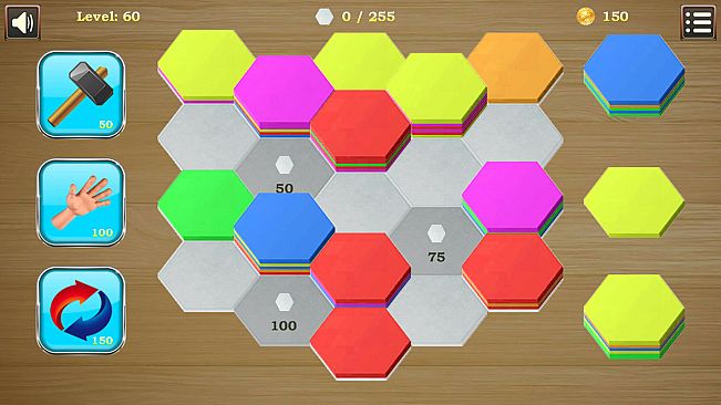 Sort Hexa Tiles