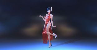 Angel Legion-DLC High-Slit Cheongsam (Red)