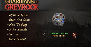 Guardians of Greyrock - Dice Pack: Dwarven Set