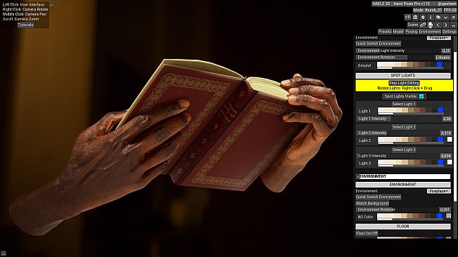 HAELE 3D - Hand Poses Pro - Drawing References