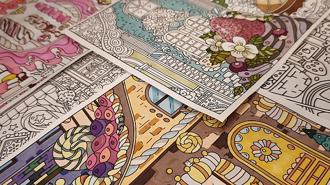 FIND KITTENS 7: Cookie Town - Coloring Book