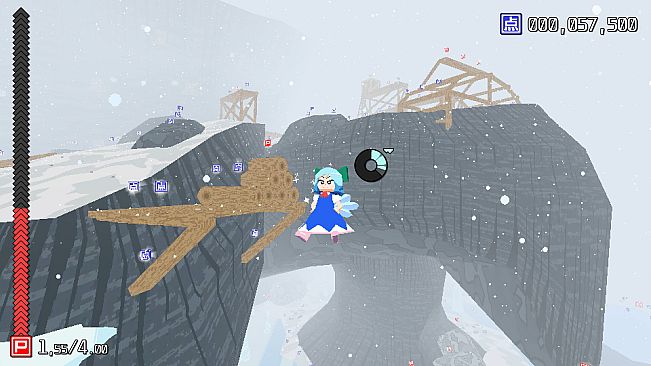 Cirno! Lifts a Boulder