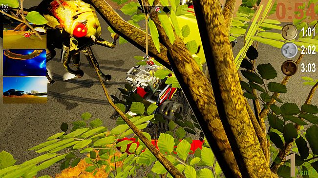 Race! Make 'm finish...