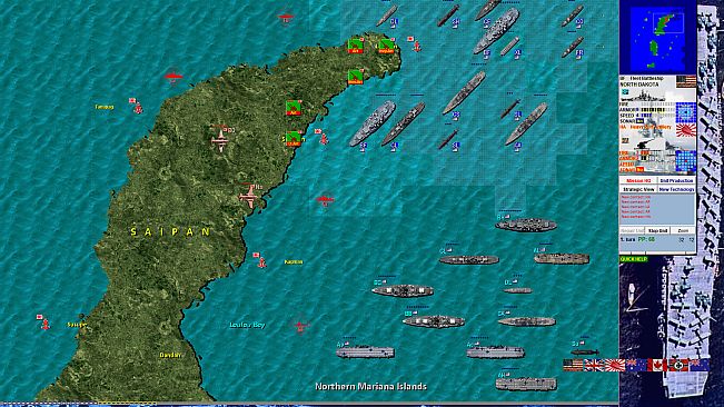 Battleships and Carriers - Pacific War