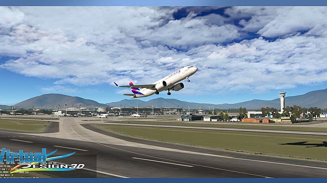 X-Plane 11 - Add-on: Aerosoft - SCEL Intl. Airport & Santiago City 2020