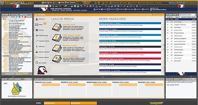 Draft Day Sports: Pro Basketball 2017