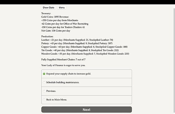 Daria: A Kingdom Simulator