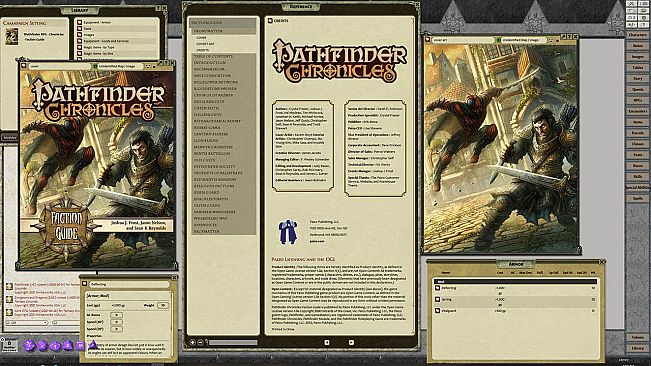Fantasy Grounds - Pathfinder RPG - Chronicles: Faction Guide