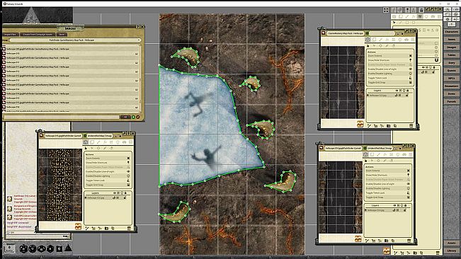 Fantasy Grounds - Pathfinder RPG - GameMastery Map Pack: Hellscapes