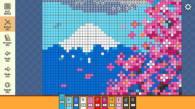 Pixel Cross Stitch - Landscapes Pack 4