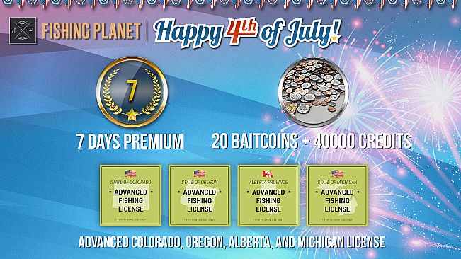 Fishing Planet: Happy 4-th of July Pack!