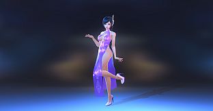 Angel Legion-DLC High-Slit Cheongsam (Purple)