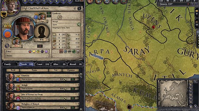 Crusader Kings II: Mongol Faces