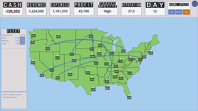 Simple Airline Sim
