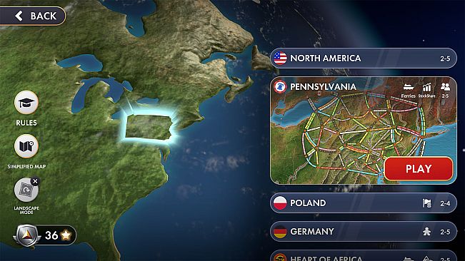Ticket to Ride: Pennsylvania Expansion
