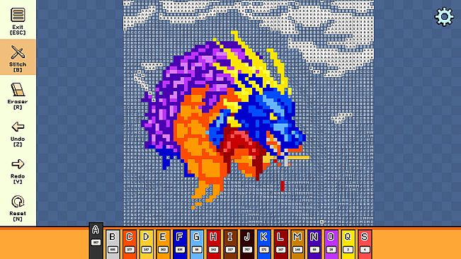 Pixel Cross Stitch - Mythical Monsters Pack