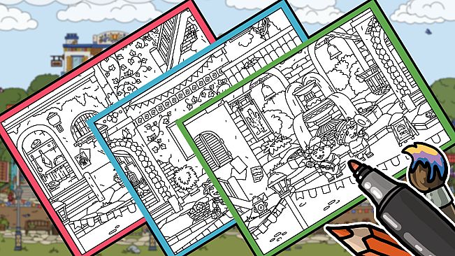 FIND ALL 8: The road to the Maya - Coloring Book
