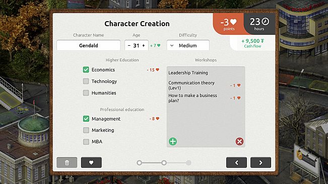 Timeflow: Character Editor