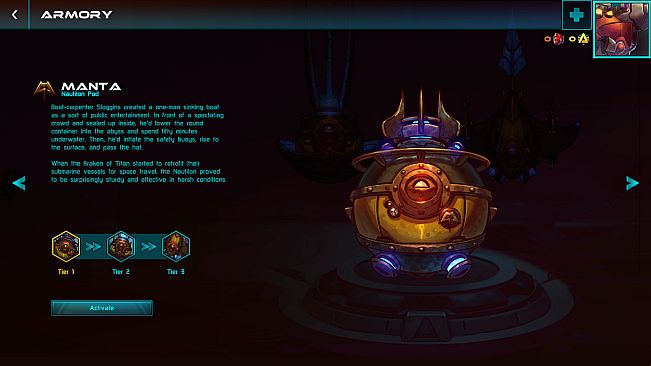 Awesomenauts Droppod - Nautilon Pod