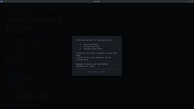 vim racer