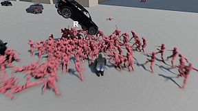 A Gorilla vs 100 Men Simulator