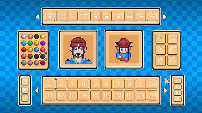 Pixelart Character Creator